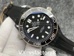VS廠歐米茄黑武士海馬300米8806機工藝細節(jié)深度評測