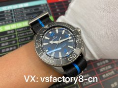 VS廠歐米茄鈦海馬600米尼龍表帶外觀細(xì)節(jié)做工評測
